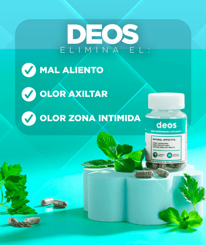 DEOS® - Desodorante corporal cápsulas - ORIGINAL
