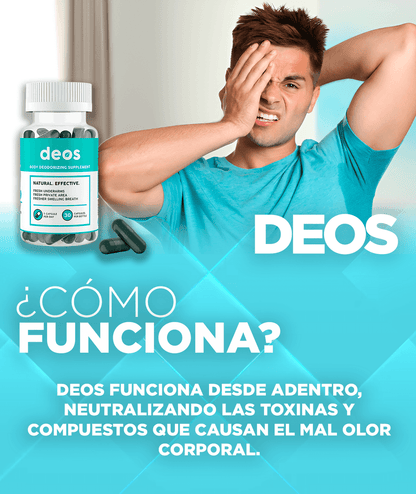 DEOS® - Desodorante corporal cápsulas - ORIGINAL