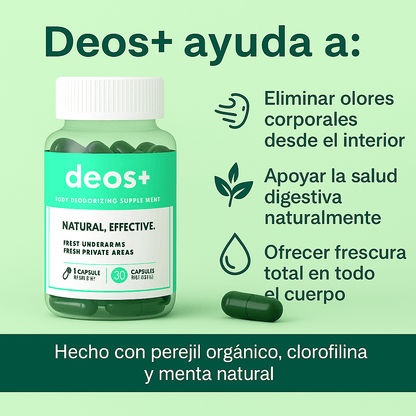 DEOS® - Desodorante corporal cápsulas - ORIGINAL