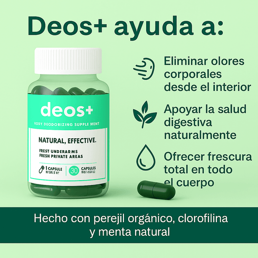 DEOS® - Desodorante corporal cápsulas - ORIGINAL